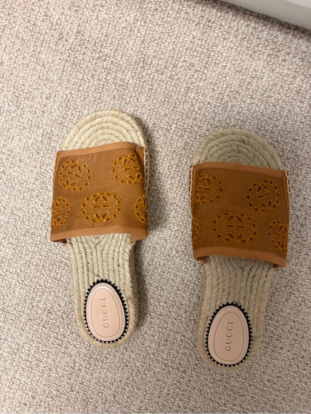 Women's Interlocking G espadrille sandal NEW
